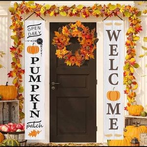 New autumn Halloween outdoor indoor banners (2)